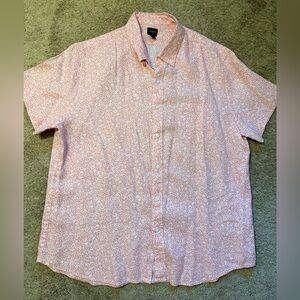J. Crew Pink Floral Shirt